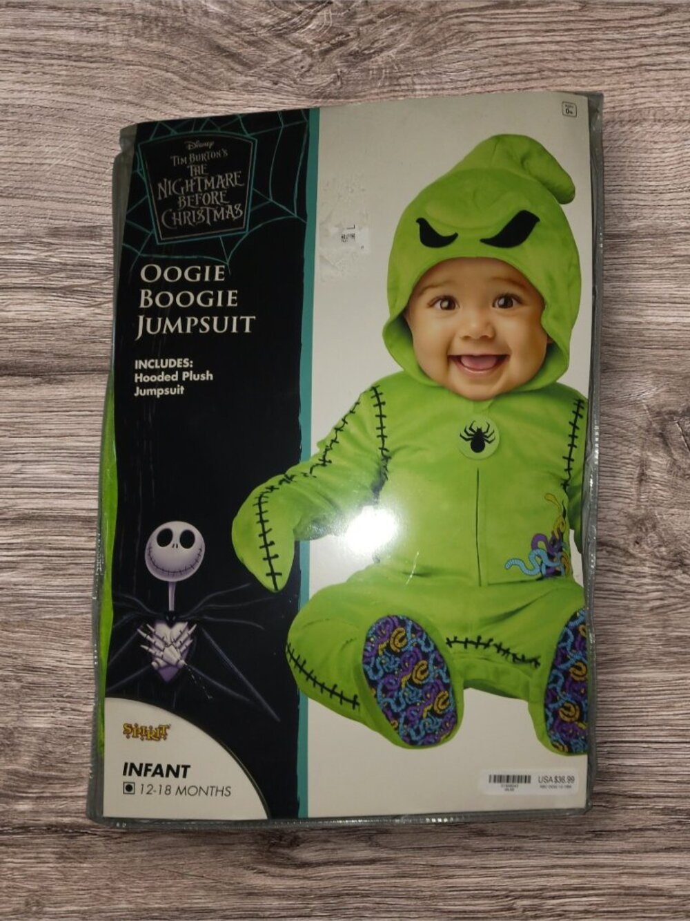 Spirit Halloween Disney Nightmare Before Christmas Oogie Boogie Costume 12-18M